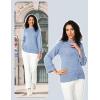 imageTapata Womens Pullover Sweaters Knit Long Sweater Crew Neck Ribbed Collar Cozy Sweater Long Sleeve Loose Fit Jumper Tops