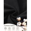 imageTapata Petite Womens 26quot28quot Inseam Sweatpants Cotton Lounge Yoga Pants Casual Open Bottom Workout Zipper Pocket JoggersBlack