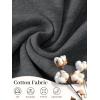 imageTapata Petite Womens 26quot28quot Inseam Sweatpants Cotton Lounge Yoga Pants Casual Open Bottom Workout Zipper Pocket JoggersCharcoal