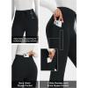 imageTapata Womens Fleece Lined Pants 28303234 Winter Thermal Warm Bootcut Flare Leggings Hiking Yoga Pants with PocketsBlack