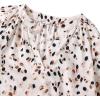 imageAvanova Women Boho Floral Blouses V Neck Top Lantern Long Sleeve ShirtBeige Floral