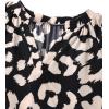 imageAvanova Women Boho Floral Blouses V Neck Top Lantern Long Sleeve ShirtBlack Beige