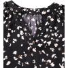imageAvanova Women Boho Floral Blouses V Neck Top Lantern Long Sleeve ShirtBlack Dots