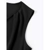 imageAvanova Women V Neck Tank Top Sleeveless Work Business Casual Blouse ShirtBlack