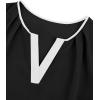 imageAvanova Women V Neck Tank Top Sleeveless Work Business Casual Blouse ShirtBlack White