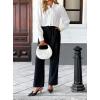 imageAvanova Women Bow Tie Neck Long Sleeve Blouses Tops Dressy Casual Elegant Work ShirtsWhite