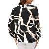 imageAvanova Women Long Sleeve Blouse V Neck Tops Work Business Casual ShirtsBlack Beige