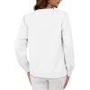 imageAvanova Women Long Sleeve Blouse V Neck Tops Work Business Casual ShirtsWhite