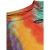imageAvanova Women Distressed Loose Crop Top Oversized Short Sleeve Ripped Tee ShirtTie Dye Muti