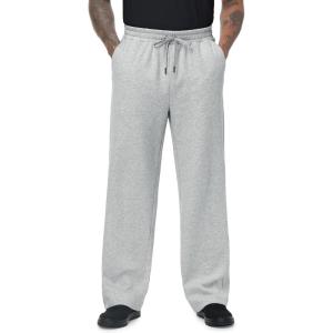 imageTapata Mens 28quot30quot32quot Inseam Fleece Lined Baggy Sweatpants Wide Leg Thermal Casual Lounge Sweat Pants with PocketsLight Charcoal
