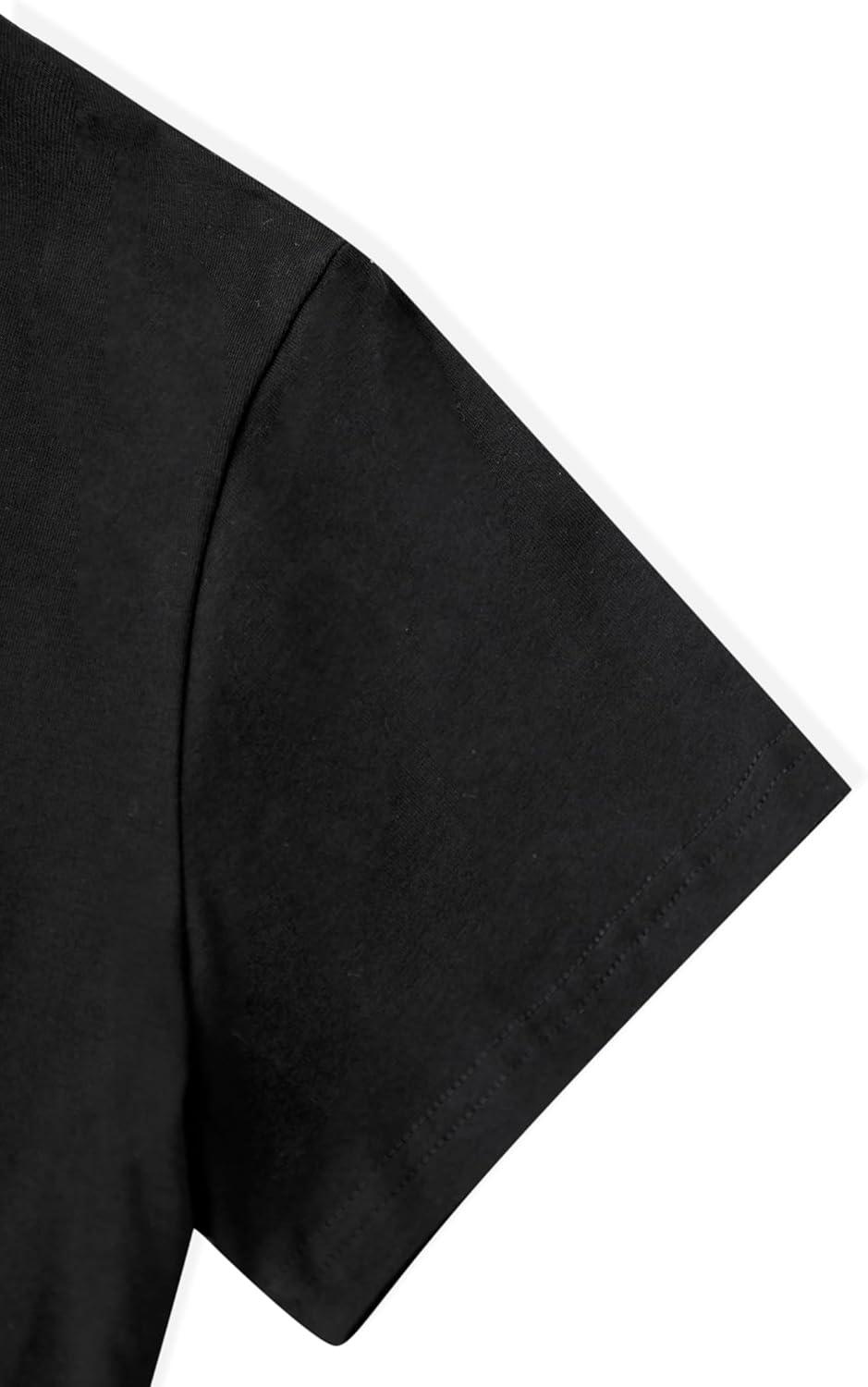 imageAvanova Women Skull Finger Graphic Distressed Tee Shirt Ripped Short Sleeve Crop TopsBlack Ys