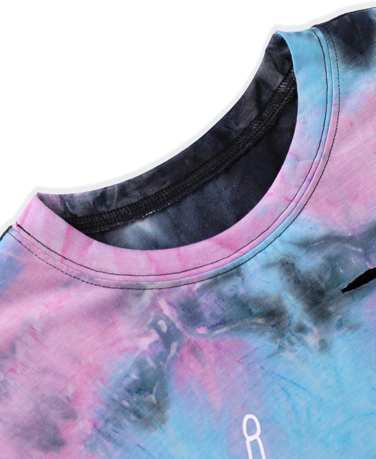 imageAvanova Women Skull Finger Graphic Distressed Tee Shirt Ripped Short Sleeve Crop TopsMuti Kh