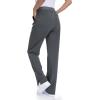 imageTapata Scrub Pants for Petite Women 26quot28quot Inseam Straight Leg Cargo Drawstring Bottoms with 5 PocketsSlate
