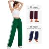 imageTapata Womens 28303234 Inseam Track Pants Loose Straight Leg Jogging Sweatpants WarmUp Sports Athletic RunningGreen