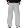 imageTapata Mens RegularLongTall Fleece Lined Baggy Sweatpants Wide Leg Thermal Casual Lounge Sweat Pants with PocketsLight Charcoal