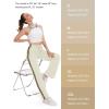 imageTapata Womens 28303234 Inseam Track Pants Loose Straight Leg Jogging Sweatpants WarmUp Sports Athletic RunningBeige