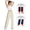 imageTapata Womens 28303234 Inseam Track Pants Loose Straight Leg Jogging Sweatpants WarmUp Sports Athletic RunningBeige