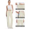 imageTapata Womens 28303234 Inseam Track Pants Loose Straight Leg Jogging Sweatpants WarmUp Sports Athletic RunningBeige