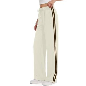 imageTapata Womens 28303234 Inseam Track Pants Loose Straight Leg Jogging Sweatpants WarmUp Sports Athletic RunningBeige