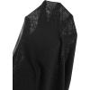imageAvanova Women Mesh Sheer Long Sleeve Top See Through Sexy Going Out ShirtsBlack
