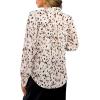 imageAvanova Women Bow Tie Neck Long Sleeve Blouses Tops Dressy Casual Elegant Work ShirtsFloral Beige