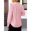 imageAvanova Women Bow Tie Neck Long Sleeve Blouses Tops Dressy Casual Elegant Work ShirtsPink