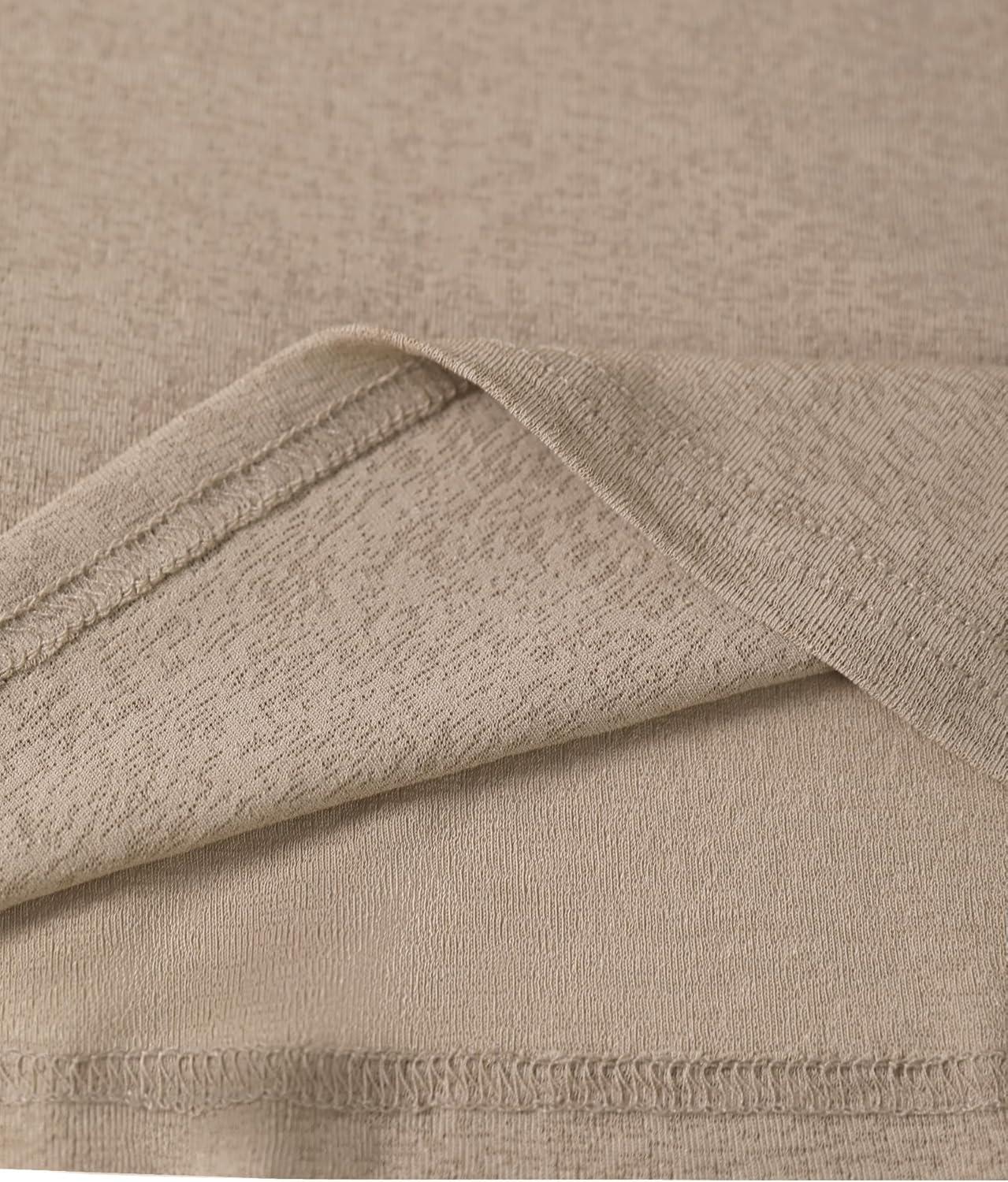 imageAvanova Women Mesh Sheer Long Sleeve Top See Through Sexy Going Out ShirtsKhaki