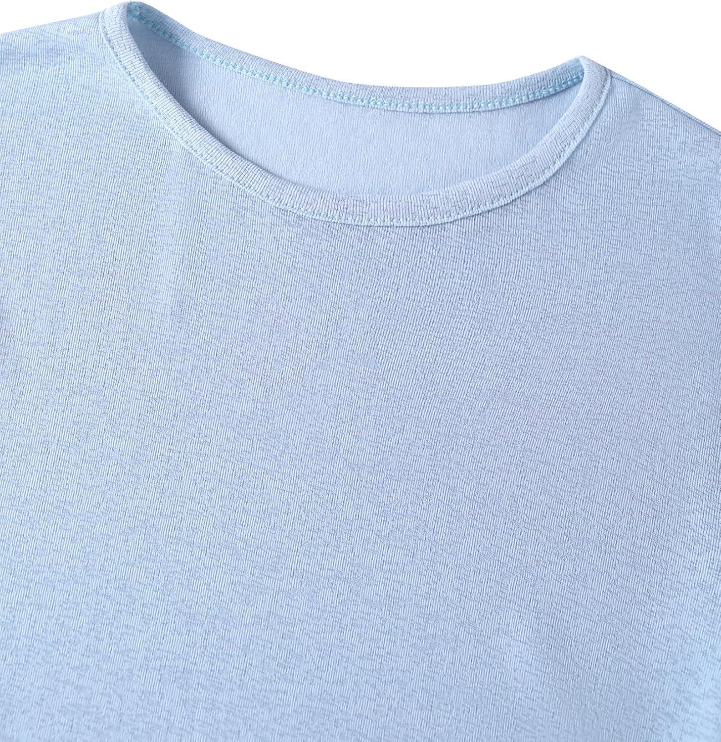 imageAvanova Women Mesh Sheer Long Sleeve Top See Through Sexy Going Out ShirtsLight Blue