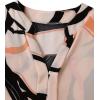 image:imageAvanova Blusas Elegantes para Mujer V Neck Long Sleeve Shirts Fancy Dressy Tops Blouses for WomenBeige Scribble