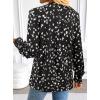 image:imageAvanova Blusas Elegantes para Mujer V Neck Long Sleeve Shirts Fancy Dressy Tops Blouses for WomenBlack Dots