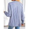 image:imageAvanova Blusas Elegantes para Mujer V Neck Long Sleeve Shirts Fancy Dressy Tops Blouses for WomenBlue Striped