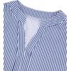 image:imageAvanova Blusas Elegantes para Mujer V Neck Long Sleeve Shirts Fancy Dressy Tops Blouses for WomenBlue Striped