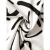 image:imageAvanova Blusas Elegantes para Mujer V Neck Long Sleeve Shirts Fancy Dressy Tops Blouses for WomenWhite Scribble