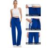 image:imageTapata Womens 28303234 Inseam Track Pants Loose Straight Leg Jogging Sweatpants WarmUp Sports Athletic RunningBlue