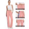image:imageTapata Womens 28303234 Inseam Track Pants Loose Straight Leg Jogging Sweatpants WarmUp Sports Athletic RunningPink