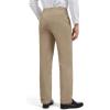 image:imageTapata Mens 283032 Inseam Elastic Waist Pants for Seniors Straight Leg Stretch Slacks for Elderly with Zipper FlyKhaki