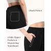 image:imageTapata Petite Womens 2628 Inseam Sweatpants Cotton Lounge Yoga Pants Casual Open Bottom Workout Zipper Pocket JoggersBlack