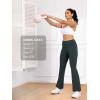 image:imageTapata Petite Womens Bootcut Yoga Pants 2628 Inseam High Waist Workout Flare Leggings with PocketsDark Gray