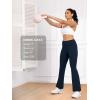 image:imageTapata Petite Womens Bootcut Yoga Pants 2628 Inseam High Waist Workout Flare Leggings with PocketsNavy Blue