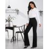 image:imageTapata Women Dress Pants 28303234 High Waist Stretchy Bootcut Pants Tall Petite Regular for Office Business CasualBlack