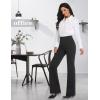 image:imageTapata Women Dress Pants 28303234 High Waist Stretchy Bootcut Pants Tall Petite Regular for Office Business CasualCharcoal