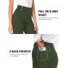 image:imageTapata Women Dress Pants 28303234 High Waist Stretchy Bootcut Pants Tall Petite Regular for Office Business CasualOlive