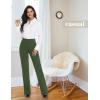 image:imageTapata Women Dress Pants 28303234 High Waist Stretchy Bootcut Pants Tall Petite Regular for Office Business CasualOlive