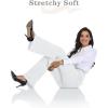 image:imageTapata Women Dress Pants 28303234 High Waist Stretchy Bootcut Pants Tall Petite Regular for Office Business CasualWhite