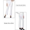 image:imageTapata Women Dress Pants 28303234 High Waist Stretchy Bootcut Pants Tall Petite Regular for Office Business CasualWhite