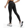 image:imageTapata Womens Workout Leggings High Waist Tummy Control Side Striped Athletic Running Yoga PantsBlack