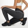 image:imageTapata Womens Workout Leggings High Waist Tummy Control Side Striped Athletic Running Yoga PantsDark Grey