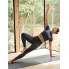 image:imageTapata Womens Workout Leggings High Waist Tummy Control Side Striped Athletic Running Yoga PantsDark Grey