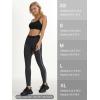 image:imageTapata Womens Workout Leggings High Waist Tummy Control Side Striped Athletic Running Yoga PantsDark Grey