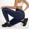 image:imageTapata Womens Workout Leggings High Waist Tummy Control Side Striped Athletic Running Yoga PantsNavy Blue
